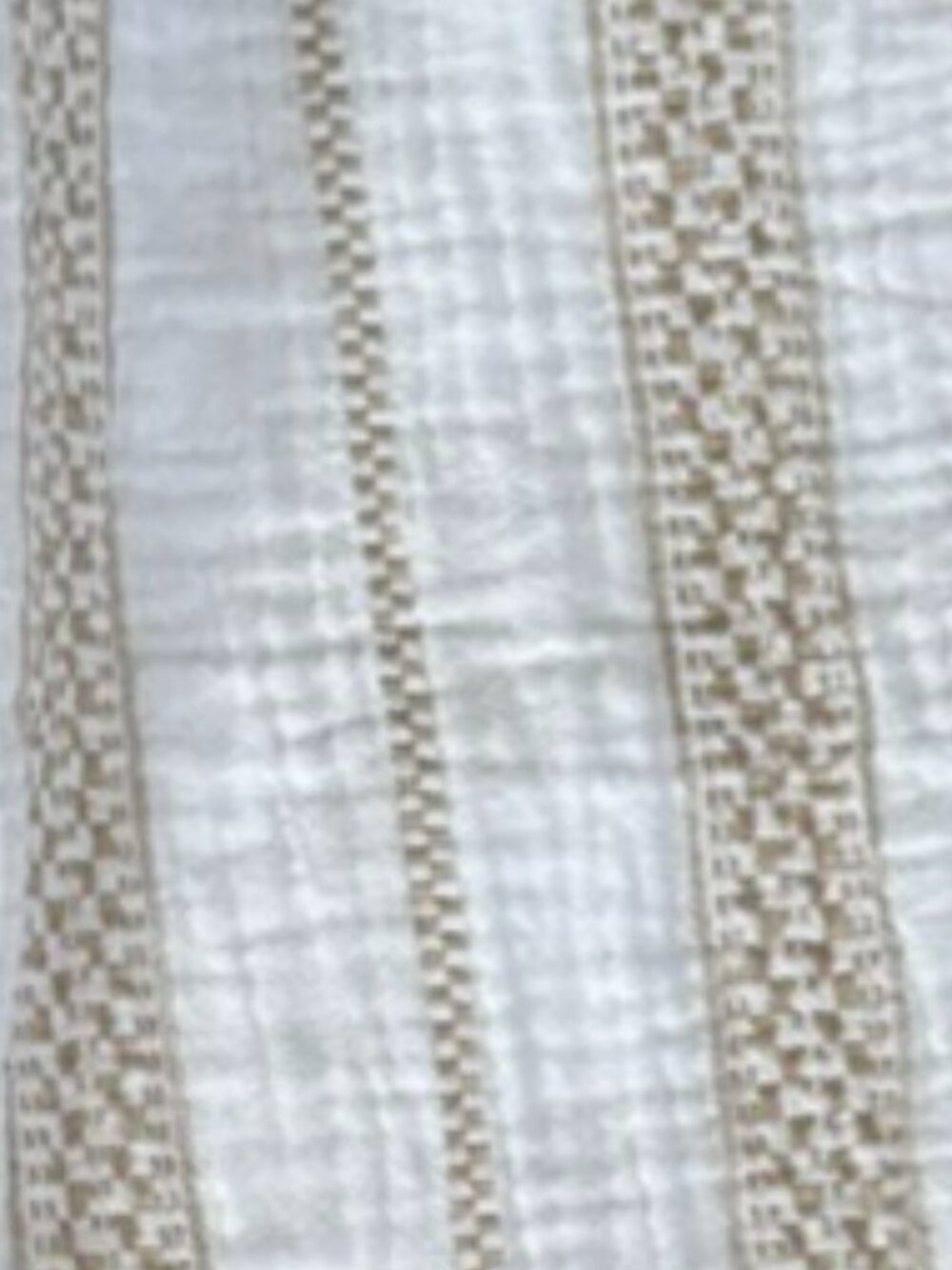 Coastal Comfort Gauze Pants XL | Cotton Beach White & Tan Stripe - Picture 4 of 9